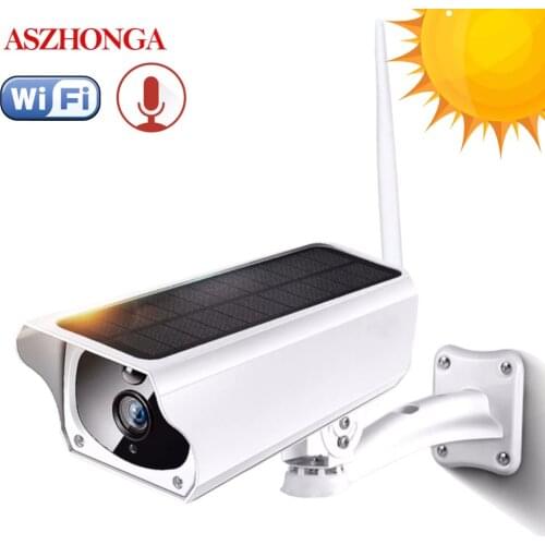 Solar 1080P HD CCTV Security Surveillance IP Camera WI-FI Wireless Outdoor IP67 Waterproof Powered Cloud IR P2P Outside Camera