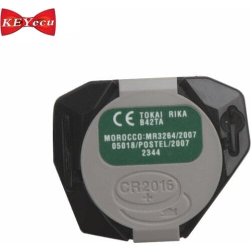 KEYECU for Toyota Hilux Vigo Fortuner 4Runner Remote Key Board B42TA 3 Button 433MHz