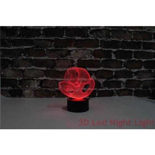 Hot Sale Children Room Table Light 3D Led Indoor Night Light with CE and UL Certificate YJM-2896