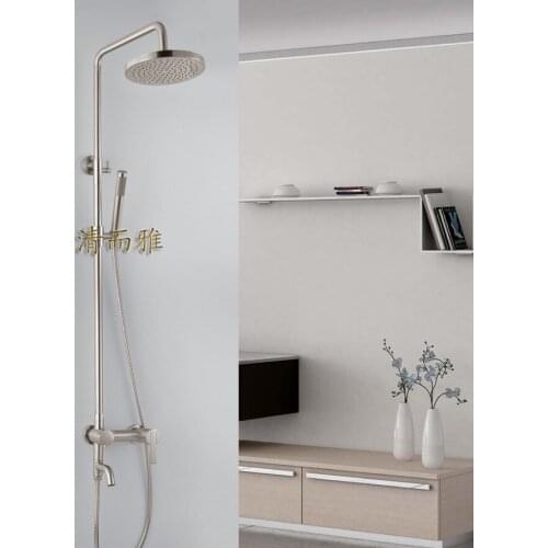 Supply a full hot and cold shower stalls copper wire drawing functions can lift 5002