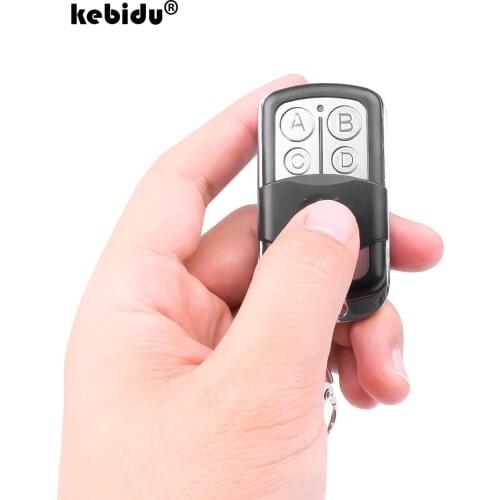 Kebidu Cloning Code RF Remote Controller Alarm Duplicator 433Mhz Remote Control ABCD 4 Keys For Garage Gate Door Opener