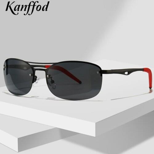 Kanffod 2021 Men Photochromic Polarized Sunglasses Aluminum Frame UV400 Sun Glasses Male Eyewear Driving Night Vision Goggles