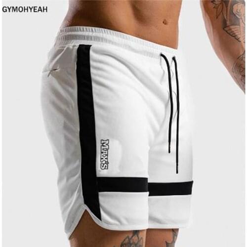 NEW Fitness Sweatpants Shorts Man Summer Gyms Workout Male Breathable Mesh Quick dry Sportswear Jogger Beach Brand Short Pants