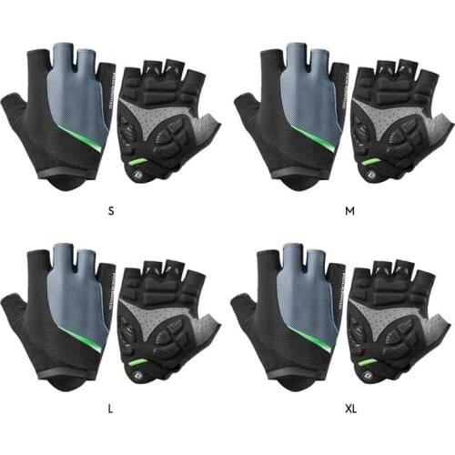 ROCKBROS S159 Cycling Gloves Half-Finger Shock-Absorbing Bicycle Motorcycle Outdoor Gloves for Spring Autumn and Winter