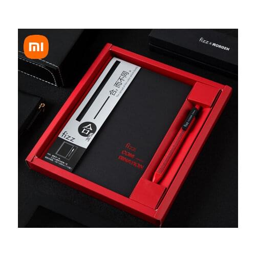 New Xiaomi Kinbor Business Suit Pen Notebook Bookmarks Pencil Case Office Gift Suit Practical High Quality for Student