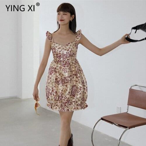 YING XI Floral Summer Dresses