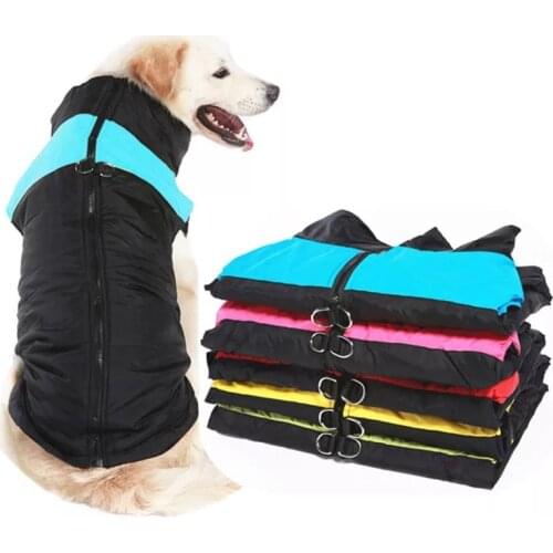 Winter Pet Dog Jacket Coat Warm Clothes for Small Large Dogs Chihuahua Pug French Bulldog Vest Clothing Waterproof Puppy Costume