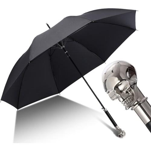 Black Umbrella Uv Protection Windproof Business Long Handle Adult Fashion Umbrella Outdoor Paraguas Mujer Rain Gear BD50UU