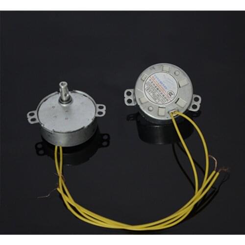 1Pc TYD49 CW/CCW Round Claw-Pole Permanent Magnet Synchronous Motor 220V 2.5RPM 5RPM 15RPM 30RPM 33RPM Floor Fans Bobble Head