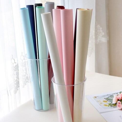 10pcs/lot Korean Flower Wrapping Paper 54.5x55cm Art Paper Bouquet DIY Floral Wrapping Paper Gift Wrapping Supply