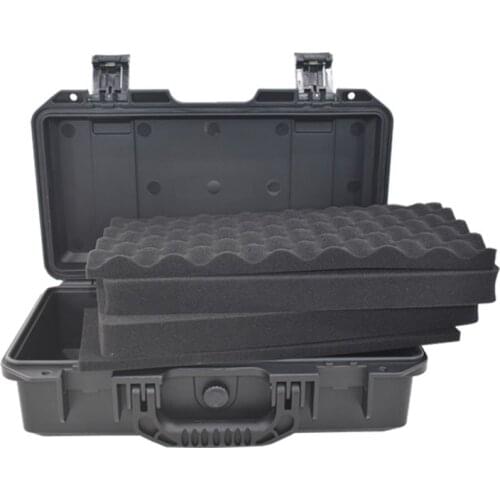 357x210x110mm ABS Sealed Waterproof Safety toolbox Equipment Instrument Case Portable Tool Box Dry Box Impact resistant