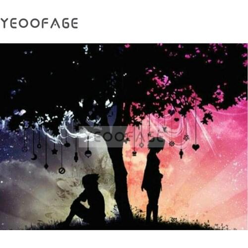 DIY square Diamond Painting Cross Stitch Kits French couple full rhinestone Mosaic 5d Diamond Embroidery Patterns wishing Tree