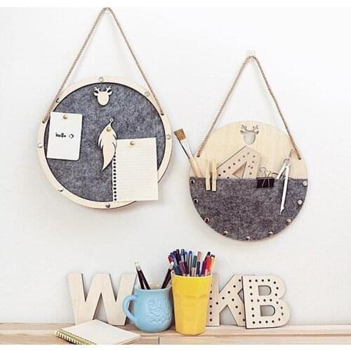 Nordic Style Cute Wooden Cloud Shape Wall Hanging Ornaments Children Living Room Decoration Storage Shelf Organizer Home Decor