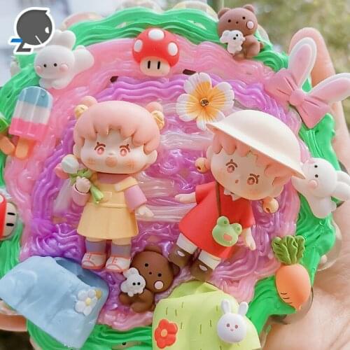 Miss Bella Holiday Train Surprise Blind Box Second Birthday Hand Made Christmas Ornament Collection Dolls Living Room Decoration