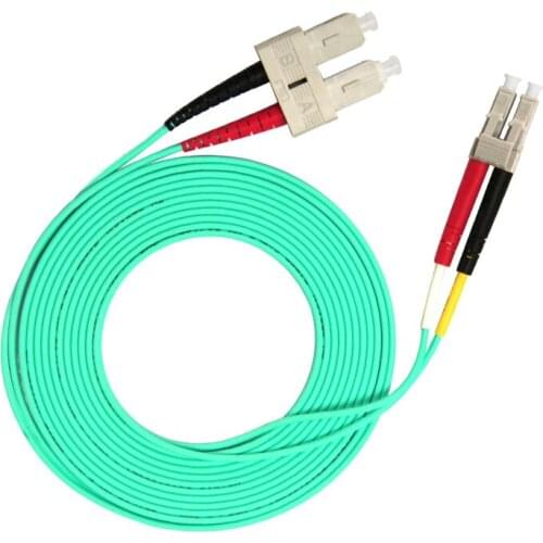 Multimode SC to LC 10GB Laser Optimized Fiber Patch Cable OM3 SC/UPC to LC/UPC optical fiber patch cord 3M 5M 10M 15M