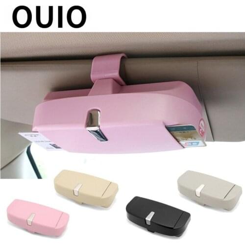 NEW 1PC Car Glasses Storage Case & Card clip High Quality For BMW E60 E36 E46 E90 E39 E30 F30 F10 F20 X5 E53 E70 E87 E34 E92 M
