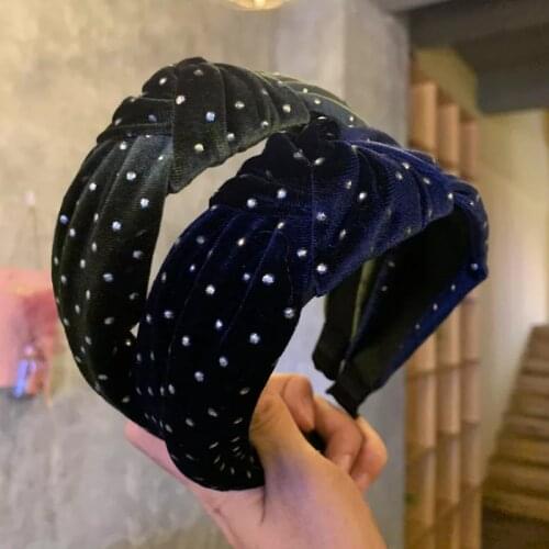 Posidon Solid Colors Suede Fabric Hair Knotted Hair Band for Women Headbands Hairbands Headwear 2019 New Arrival