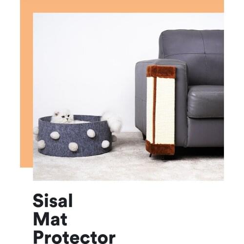 Sisal Rope Plush Cat Scratcher Funny Cat Pet Scrapers For Cat Toy Cat Scratching Post Cat Sofa Cat Scratcher Pet Supplies