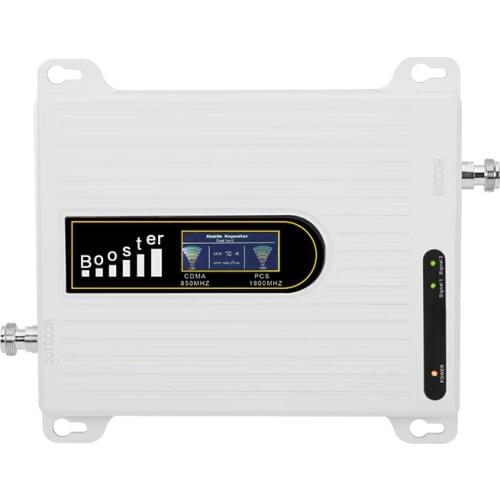 LCD Display CDMA 850mhz PCS 1900mhz Cell Phone Signal Amplifier 2G GSM 3G UMTS 850 PCS LTE 1900 Mobile Phone Booster Repeater