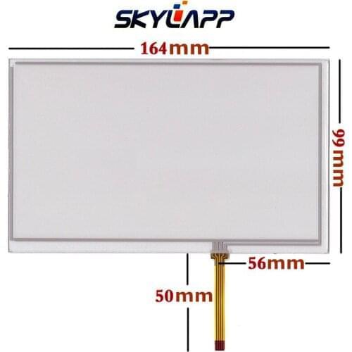 10 Pcs 7''Inch TouchScreen 165mm*100mm Car GPS HSD070IDW1 HSD070ID00 HSD070IE11 Resistance Handwritten Touch Panel Screen Glass