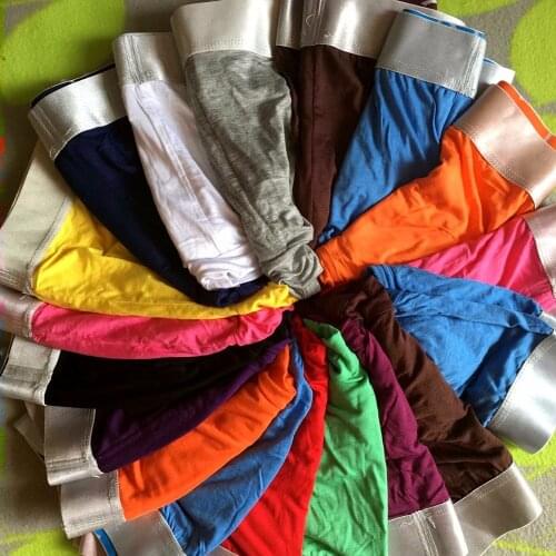 10pcs lot Bulge Pouch Panties Modal breathable softy Cotton Mid Rise Hip Mens Underwear M-XXL Free Shipping 10 Piece