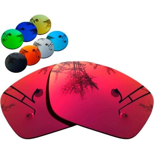 100% Precisely Cut Polarized Replacement Lenses for Fuel Cell Sunglasses Magenta Red Mirrored Coating Color- Choices