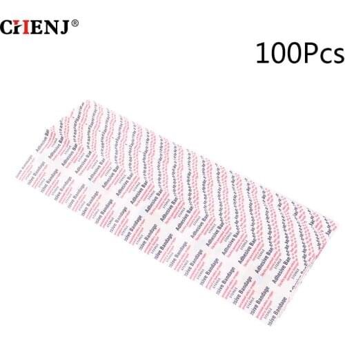 100pcs Transparent PU Waterproof Bandage Adhesive Bandage First Aid Kit Breathable Security Protection OK Bandage 38*38mm