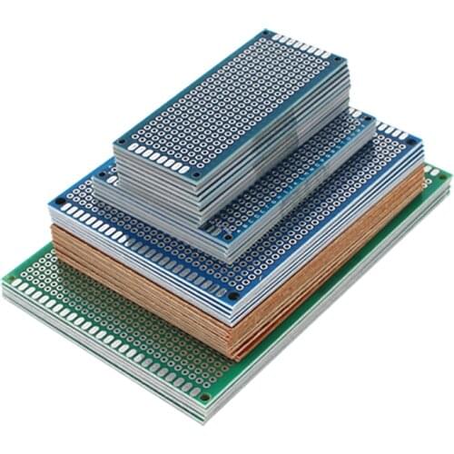PCB Prototype Board Copper Plate DIY Prototyping Printed Circuit Double Side 3x7 5x7 7x9 8x12 Universal Protoboard Single Side