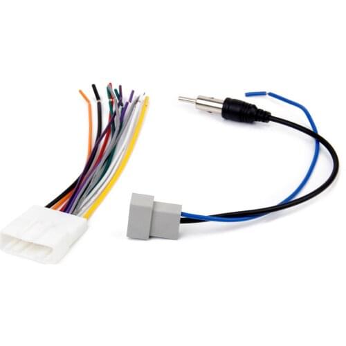 Car DVD Radio Install Wiring Adapters This Antenna For Nissan