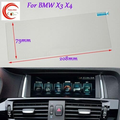 Car Styling 8.8 Inch GPS Navigation Screen Glass Protective Film For BMW X3 X4 Interior Sticker Accessories