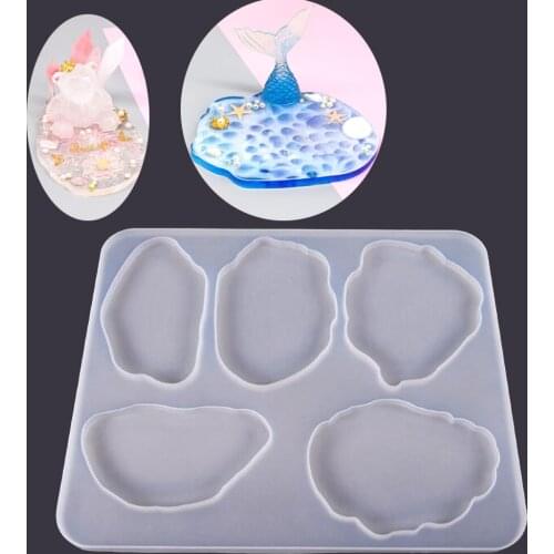 Furnishing articles base pad Multi-standard Cup Mat Silicone Mold for jewelry making tool UV epoxy resin molds decorative crafts