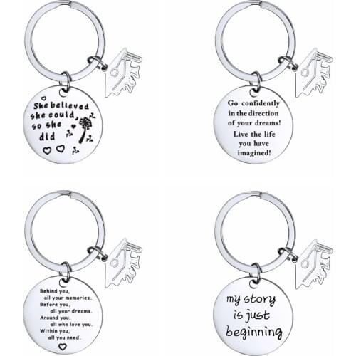 2021 graduation season keychain my story is just beginning Llaveros Para Hombre Llaveros Para Mujer Key Chain