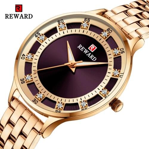 REWARD Fashion Luxury Brand Ladies Quartz Watch Casual Waterproof Women Watches Reloj Mujer 2021 Female Clock Relogio Feminino
