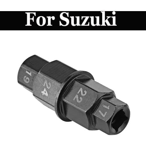 Moto Front Rear Wheel Axle Hex Spindle Driver Removal Tool For Suzuki Intruder C800 M1500 M800 Ls650 Gt250 250x7 380 500b 550