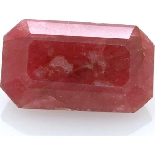 12,58 ct Rhodonite Emerald Cut