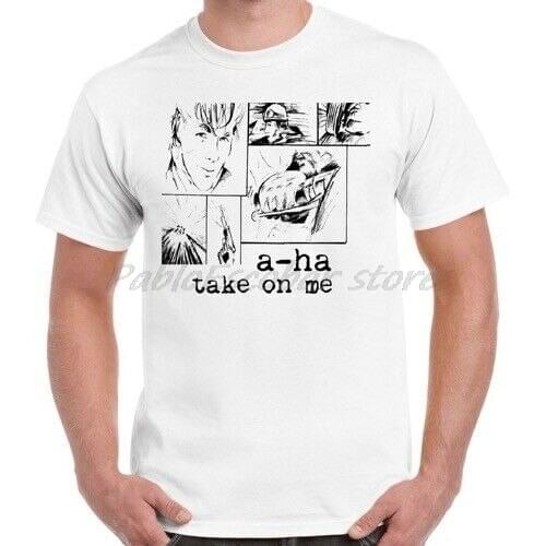 A-ha Classic 80s Music Video Take On Me Retro Unisex T Shirt male brand t-shirt summer men cotton tshirt