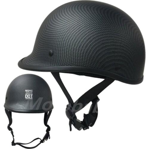 Motorcycle Retro Helmets Motorbike Riding Scooter Unisex Face Half Helmet Safety Protection Gear Vintage Chopper Cruiser