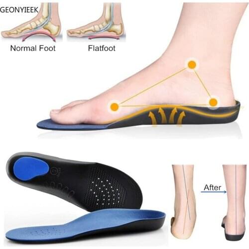 Orthotic Gel Insoles Orthopedic Flat Foot Breathable Sole Pad For Shoes Insert Arch Support Pad For Plantar fasciitis Unisex