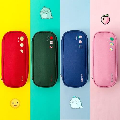 1pc Kawaii Pencil cases School supplies Storage bag Boy girl Stationery office 050073