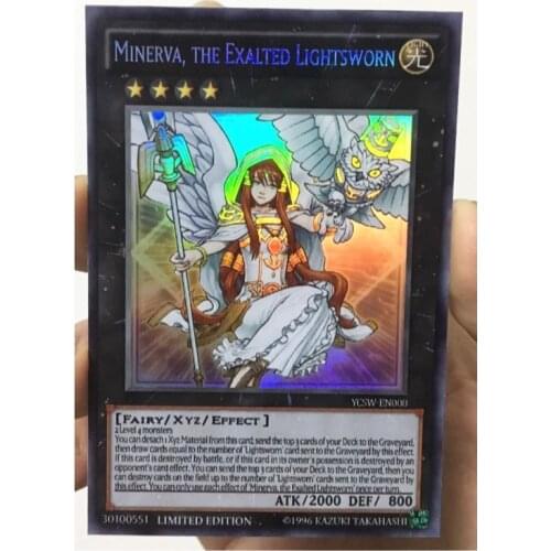 Yu Gi Oh Minerva Lightsworn Saint YCSW 2015 Prize English DIY Toys Hobbies Hobby Collectibles Game Collection Anime Cards