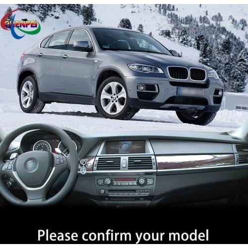 Anti-Slip Anti-UV Mat For BMW X6 E71 2008-2014 Dashboard Cover Pad Dashmat Protect Sunshield Pad Car Accessories