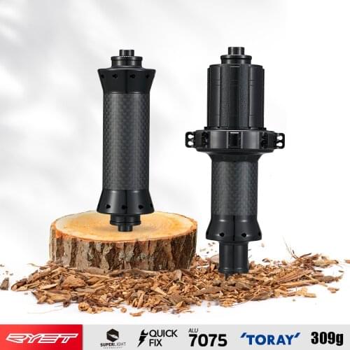 JAWBONE Bicycle Hubs CARBON RACING ROAD BIKE HUB Quick Release 6 Bearings EXTRA LIGHT STRAIGHT PULL QR Sealed Bearing 20/24H