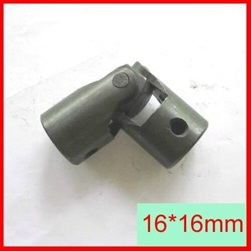 5pcs/lot 16 x 16mm Diameter Steering Universal Joint Motor Coupling Screw.16mm to 16mm cardan joint