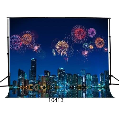 Fireworks Background Vinyl Photography Backdrops Computer Printed Backgrounds for Photo studio Party for Wedding Children