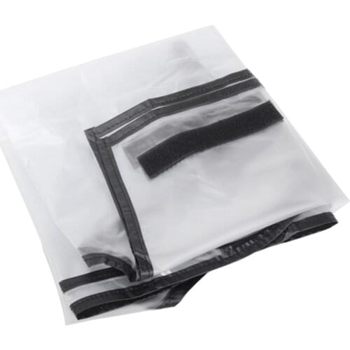 Prettyia Golf Bag and Trolley Waterproof Rain Cover Cape - Transparent