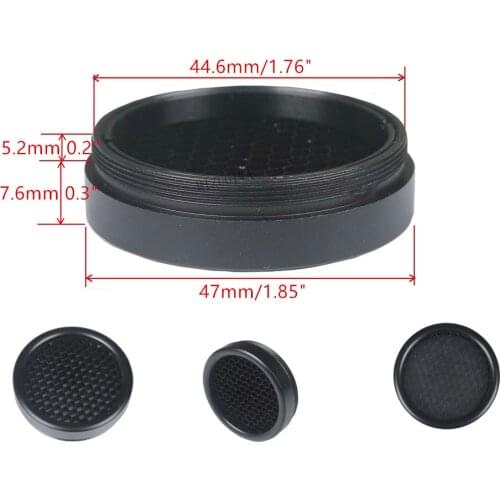 Airsoft Rifle 40mm Anti-reflection Sunshade Protective Cover Cap Antireflection Device for Optic Sight Scope Hunting Caza