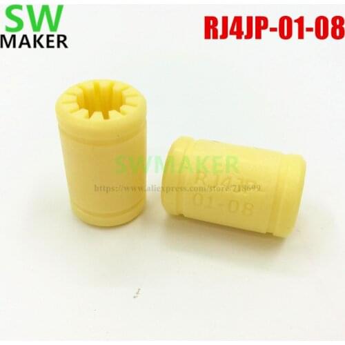 1pcs Solid Polymer LM8UU Bearing 8mm shaft Drylin RJ4JP-01-08 for Anet Reprap Prusa i3 3D Printer
