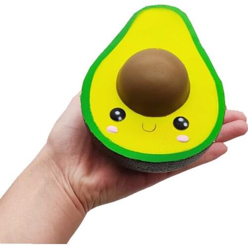 Avocado fruit anti-stress toy simulation fruit series avocado adult slowly rising stress relief fun toy baby gift