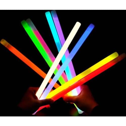 Free Shipping 2016 New Large 15 350mm concert neon Christmas decorations flash stick luminous stick glow stick Party ornament