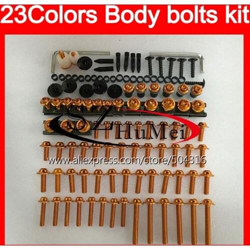 Fairing bolts full screw kit For HONDA CBR893RR 89 90 91 92 93 CBR900RR CBR893 RR 1989 1990 91 1993 Windscreen bolt screws Nuts